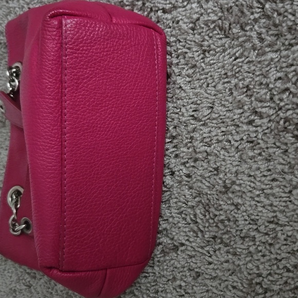 Pink leather purse - Picture 2 of 3